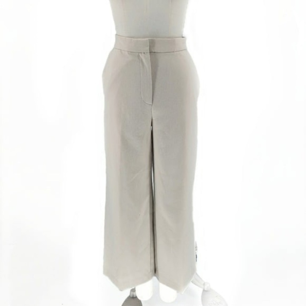 Zara wide leg cropped pants